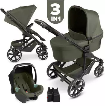 ABC Design 3in1-Kinderwagen-Set Sierra pea