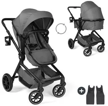 Hauck Convert N Care dark grey