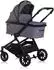 Chipolino Magnum 3-in-1 Kombikinderwagen Babywanne, Sportsitz, i-Size Babyschale, grau (KKMA02505AN)
