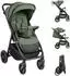 KIKKABOO Buggy Jody PU-Räder, 5-Punkt-Gurt, grün