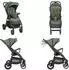 KIKKABOO Buggy Jody PU-Räder, 5-Punkt-Gurt, grün