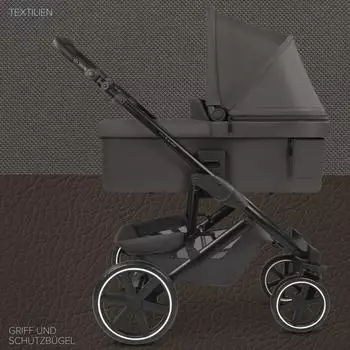 ABC Design 3in1-Kinderwagen-Set Sierra nut