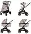 Chipolino Magnum 3-in-1 Kombikinderwagen Babywanne, Sportsitz, i-Size Babyschale, beige (KKMA02502TR)
