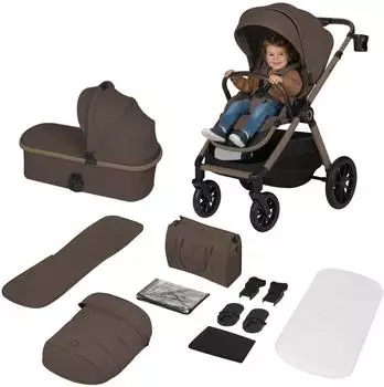 Lionelo Layla 2-in-1 Kombikinderwagen beige, 0-48 Monate, bis 22kg (LO-LAYLA 2IN1 BEIGE TAUPE)