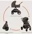 Lionelo Layla 2-in-1 Kombikinderwagen beige, 0-48 Monate, bis 22kg (LO-LAYLA 2IN1 BEIGE TAUPE)