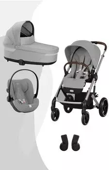 Cybex Balios S Lux Travel-System Ease Plus S stone grey