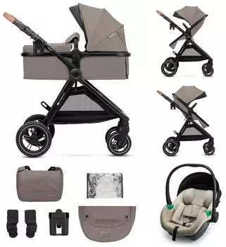 Kinderkraft Multifunktionaler 3-in-1-Kinderwagen ESME PRO beige