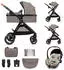 Kinderkraft Multifunktionaler 3-in-1-Kinderwagen ESME PRO beige