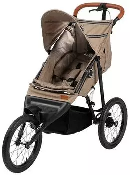Babytrold Jogger Buggy sandfarben, luftbereift, 8kg, mit Handbremse
