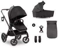 HAUCK 165539, Hauck Kinderwagen Set Comfort N Care Set Black Schwarz