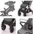 Lorelli Storm Buggy PU-Räder, Sonnendach, grau/schwarz