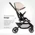hamilton by yoop T1 Buggy 360° drehbarer Sitz, MagicFold™, khaki