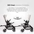 hamilton by yoop T1 Buggy 360° drehbarer Sitz, MagicFold™, khaki