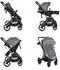 Moni Rafaello 2-in-1 Kombikinderwagen, grau (110959)