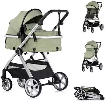Chipolino Vista Kombikinderwagen 2-in-1, grün (KKVS02505BA)