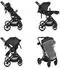 Moni Rafaello Kombikinderwagen 2in1, schwarz (110960)