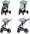 Chipolino Amore Kinderwagen 2-in-1 mit Getränkehalter, Wickeltasche und Fußabdeckung