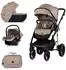 Chipolino Imperium Kombikinderwagen 3-in-1 mit Babyschale, Babywanne, latte (IMPERIUM)