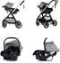 Chipolino Marbella Kombikinderwagen 3in1 i-Size Babyschale, grau (KKMRB02502CL)