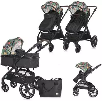 Lorelli Viola Kombikinderwagen 2-in-1, bis 22kg, Wickeltasche