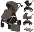 Lionelo Layla 3-in-1-Kinderwagen beige, 0-22kg, PU-Räder (LO-LAYLA 3IN1 BEIGE TAUPE)