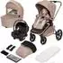 Lionelo Freya 3in1 Kombi-Kinderwagen mit Babyschale i-Size, beige (LO-FREYA 3IN1 BEIGE SAND)