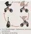 Lionelo Freya 3in1 Kombi-Kinderwagen mit Babyschale i-Size, beige (LO-FREYA 3IN1 BEIGE SAND)