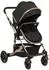 KIKKABOO Amaia Kombikinderwagen 3in1 i-Size, schwarz (Amaia)