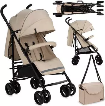 Momi AKIRA Kinderbuggy beige, faltbar, bis 15kg (WOSP00044)