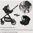 Lionelo Greet Kombi-Kinderwagen 3in1 UPF50+ beige taupe (LO-GREET BEIGE TAUPE)
