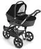 Cam Cortina X3 Tris Kombi-Kinderwagen 3-in-1, schwarz, inkl. Babyschale, Fußsack & Wickeltasche