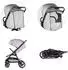 Chipolino Ultera Buggy klappbar, Federung, grau (LKUL02502CL)