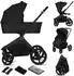 Lionelo FREYA Kombi-Kinderwagen 2in1, faltbare Wanne, UPF50+, Black Onyx (LO-FREYA 2IN1 BLACK ONYX)