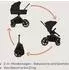 Lionelo FREYA Kombi-Kinderwagen 2in1, faltbare Wanne, UPF50+, Black Onyx (LO-FREYA 2IN1 BLACK ONYX)