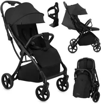 Momi PAOLA Kinderbuggy automatische Faltung, 5-Punkt-Gurt, bis 22kg (WOSP00078)