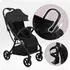 Momi PAOLA Kinderbuggy automatische Faltung, 5-Punkt-Gurt, bis 22kg (WOSP00078)