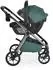 Cangaroo Unique 3-in-1 Kombikinderwagen mit Babyschale, PU-Räder, grün