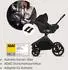Lionelo Freya 3in1 Kombi-Kinderwagen mit Babyschale i-Size, schwarz (LO-FREYA 3IN1 BLACK ONYX)