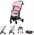Chipolino Pixie faltbarer Kinderwagen mit Korb & Getränkehalter, pink, 22kg (LKPX02505PM)