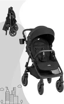 Joie MyDrift Kinderwagen 360&deg;-R&auml;der, Raven (S2404BARVN000)