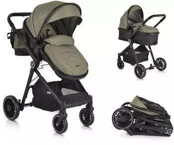 Moni Rio Kombi-Kinderwagen 2-in-1, gr&uuml;n (110961)