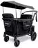 WONDERFOLD L4 Quad-Kinderwagen für 4 Kinder, schwarz (L4-BLK)