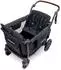 WONDERFOLD L4 Quad-Kinderwagen für 4 Kinder, schwarz (L4-BLK)