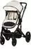 Chipolino Amore Kombi-Kinderwagen 2 in 1, beige-schwarz (KKAM02604CA)