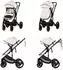 Chipolino Amore Kombi-Kinderwagen 2 in 1, beige-schwarz (KKAM02604CA)