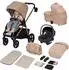 Lionelo Carmine 3in1 Kombikinderwagen 0-22kg, beige sand (LO-CARMINE 3IN1 BEIGE SAND)