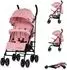 Chipolino Milano Buggy Kinderwagen bis 22kg, faltbar, pink