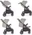 Moni Kinderbuggy mit Sonnendach, EVA-Räder, beige (111368)