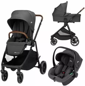 Bebeconfort Luvia Trio Kinderwagen 3-in-1, 0-22kg, mineral graphite (1994153210)