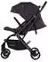 Chipolino Go Twist Kinderwagen, drehbarer Sitz, PU-Reifen, klappbar, schwarz